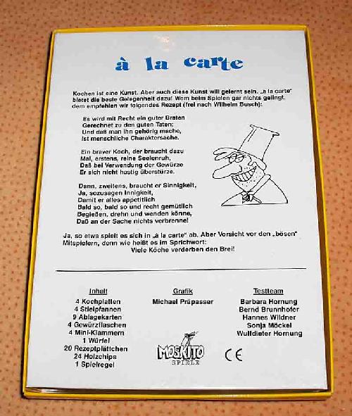 Picture of 'à la carte'