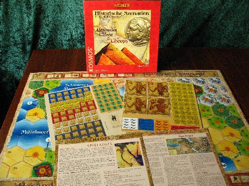 Bild von 'Die Siedler von Catan – Historische Szenarien – Alexander der Grosse & Cheops'