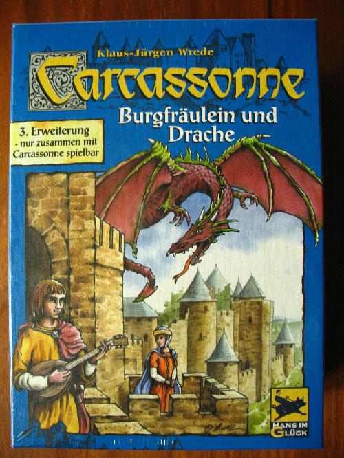 Bild von 'Carcassonne - Burgfräulein & Drache'