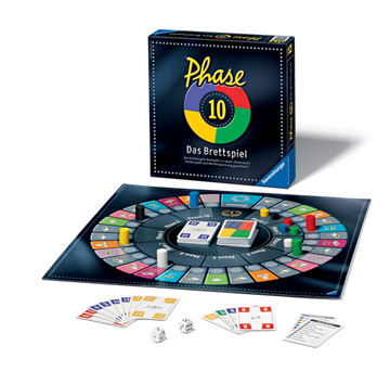 Bild von 'Phase 10 – Das Brettspiel'