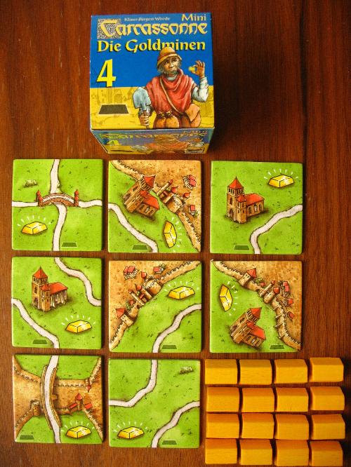 Bild von 'Carcassonne Mini: 4 Die Goldminen'