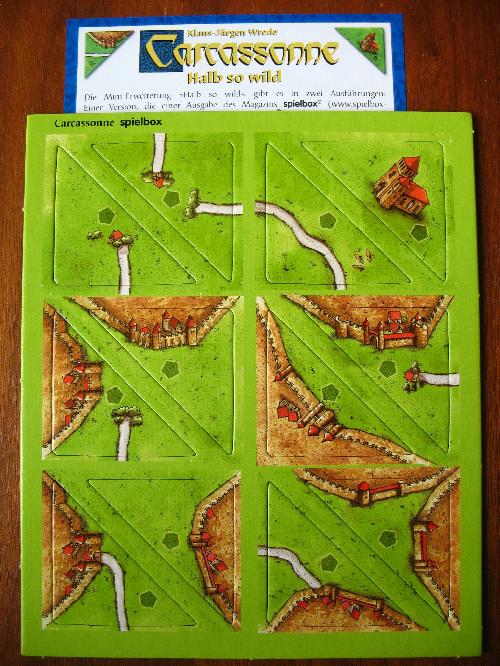 Bild von 'Carcassonne - Halb so wild Spielbox-Edition'