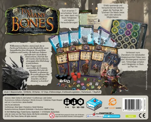 Picture of 'Too Many Bones (deutsche Ausgabe)'
